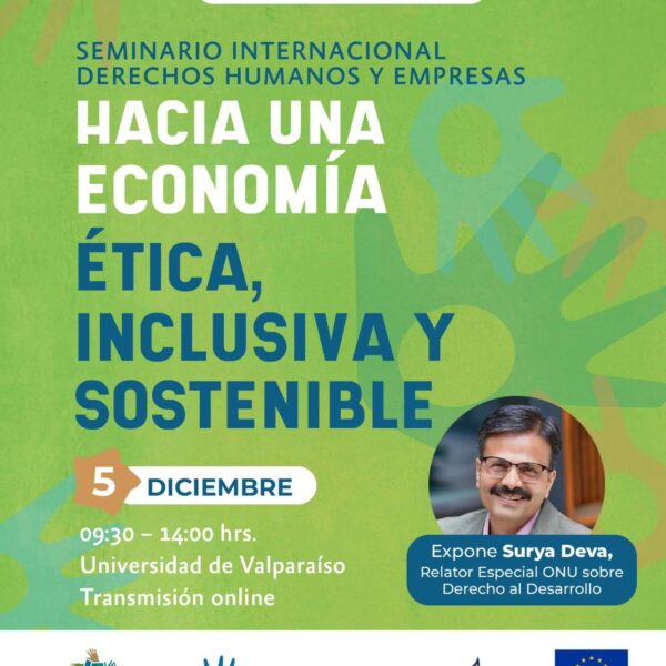 Inscripciones abiertas | Seminario Internacional “Derechos Humanos y Empresas: Hacia una economía ética, inclusiva y sostenible”